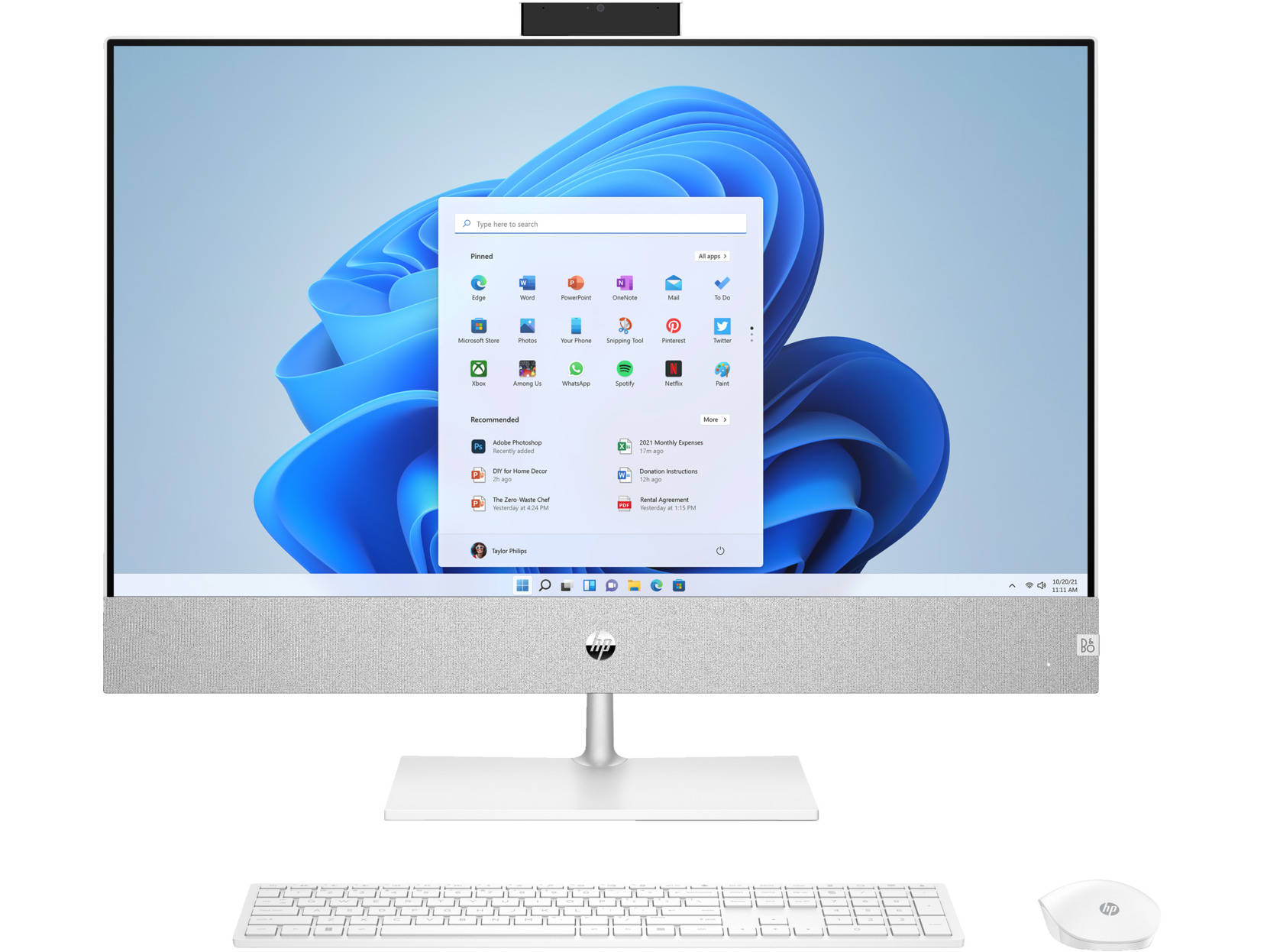 HP Pavilion 27-ca2152nh 27" AIO - Core i7-13700T - 16GB RAM - 1TB SSD - RTX 3050 4GB -  WIN PRO K